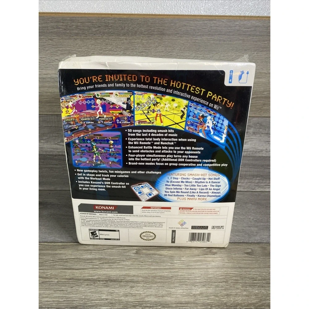 Dance Dance Revolution: Hottest Party Game‎ & Controller Inside  NEW SEALED